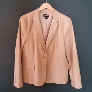 Liz Claiborne khaki blazer NWOT